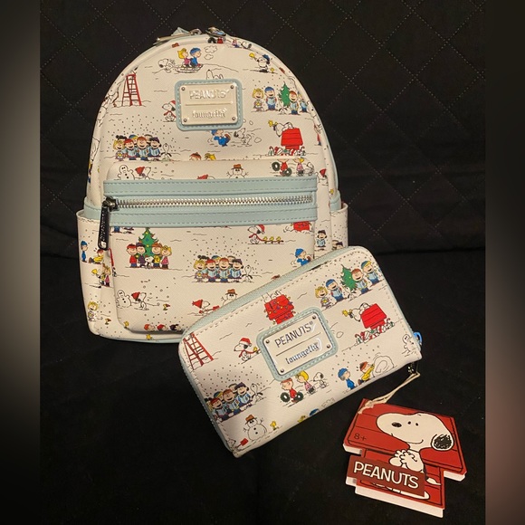 Loungefly Peanuts mini backpack & wallet. - Picture 10 of 10